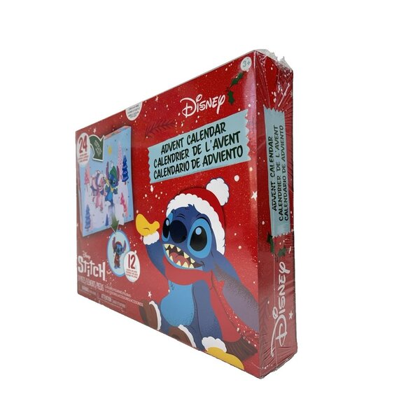 Disney Stitch Christmas Advent Calendar 12 Mini Exclusive Figures 24 Pieces - Picture 3 of 9